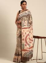 Cotton Brown Casual Wear Weaving  Saree